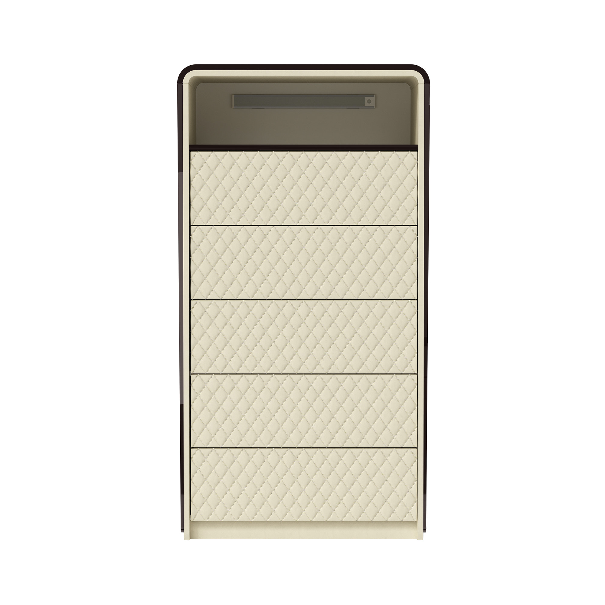 Sartelle Diamond-Stitch Chest