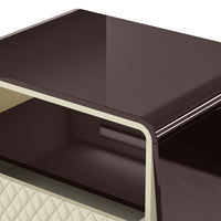 Sartelle Diamond-Stitch Chest