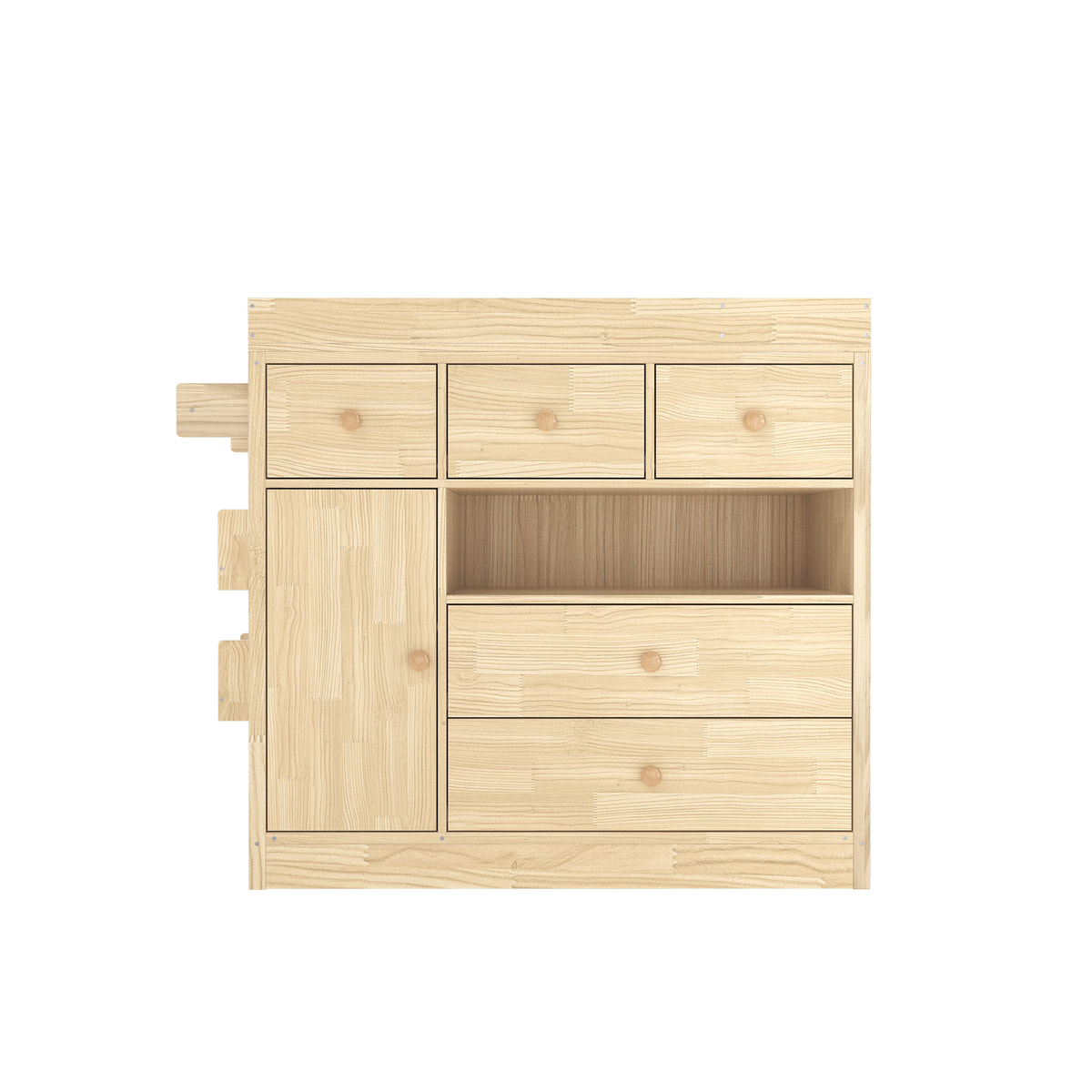 Changing Table with Drawers and Shelf