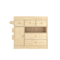 Changing Table with Drawers and Shelf