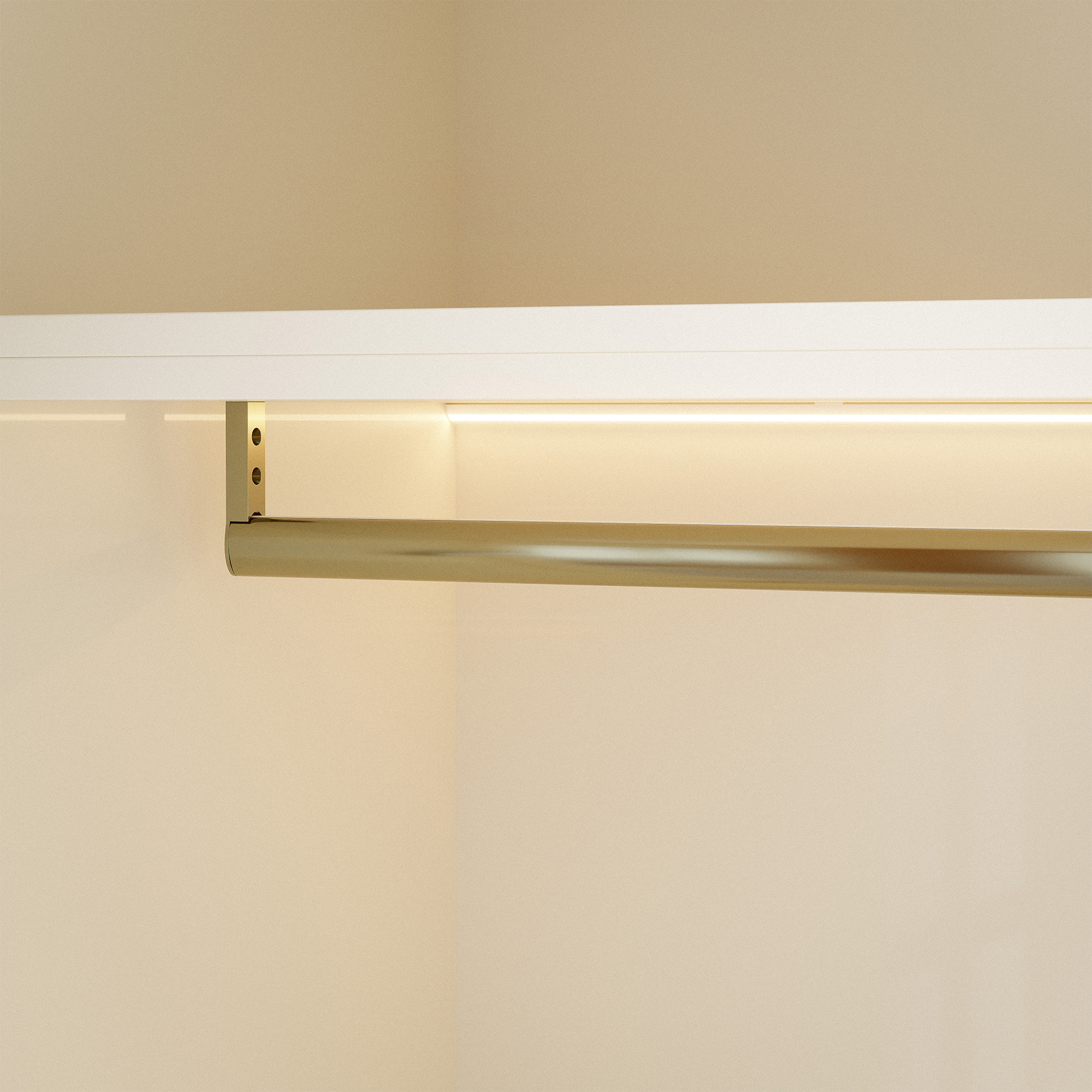 Vestia 4-Door Wardrobe Closet with Pants Rack