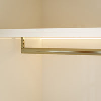 Vestia 4-Door Wardrobe Closet with Pants Rack