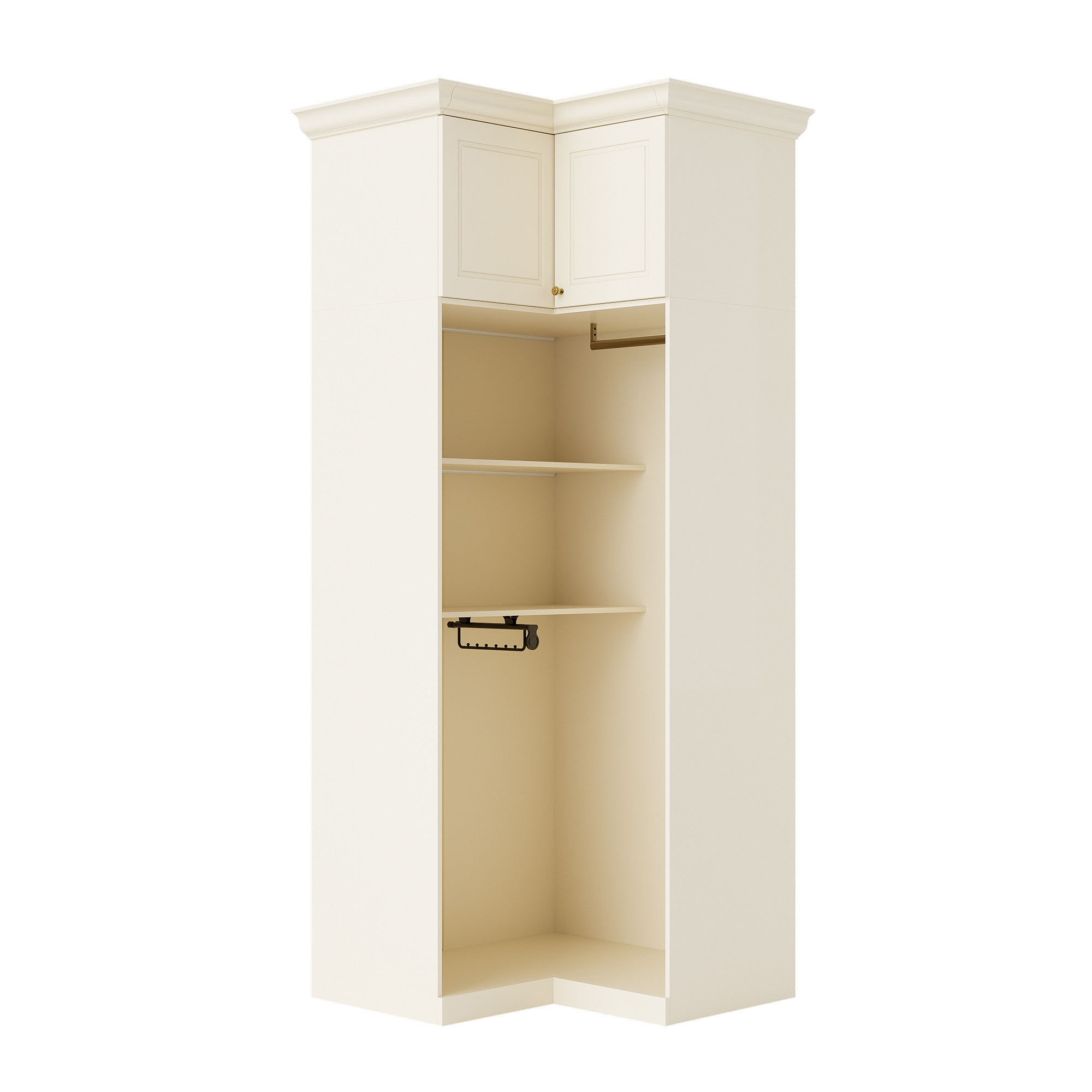Vestia Corner Wardrobe Closet Cabinet