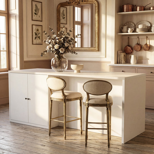 Kitchen Island with Trash Storage and Drawers