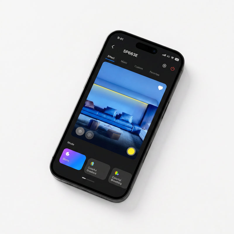 Queen Size LED Storage Bed with Upholstered Headboard