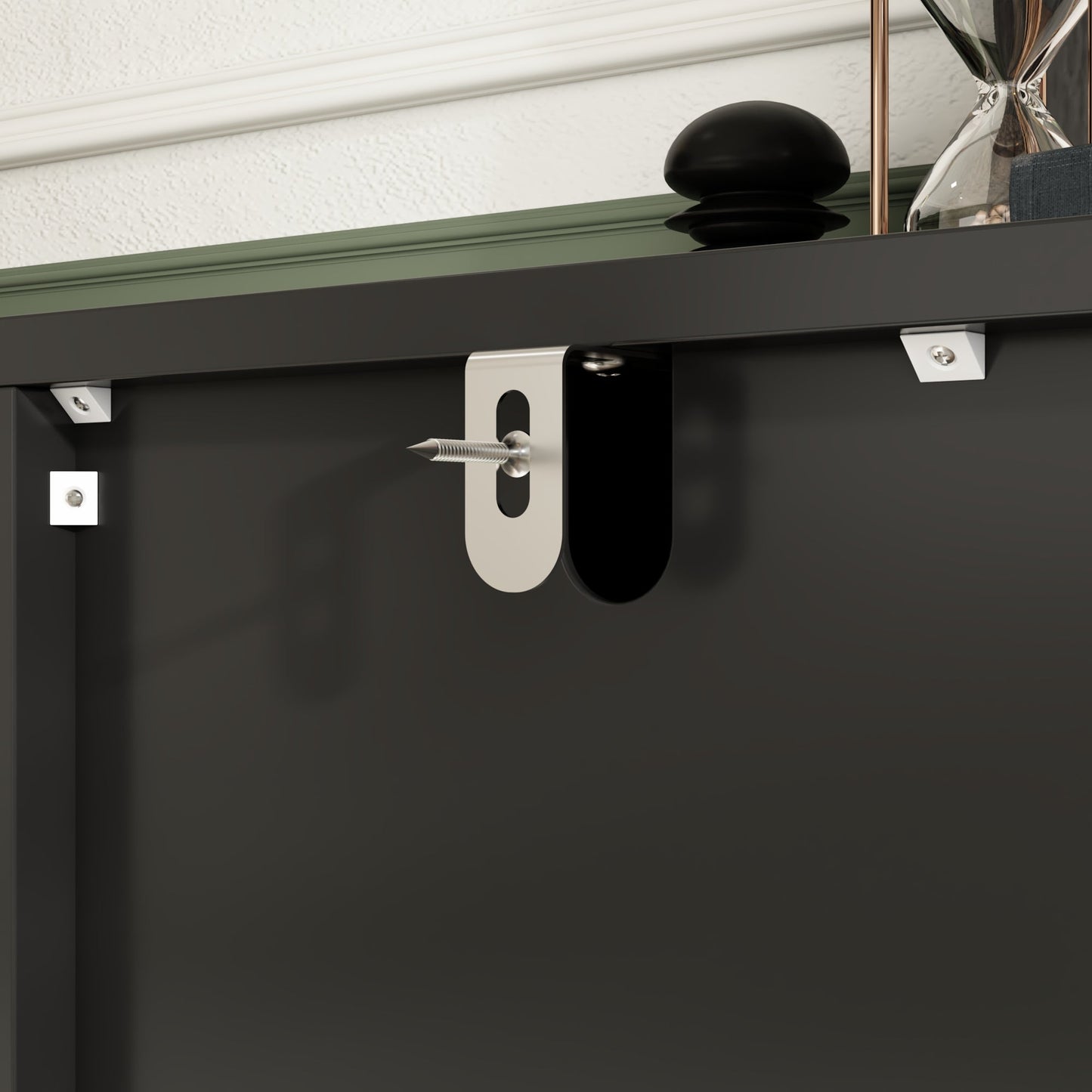 47.2"W Sideboard With 2 Drawer 4 Door
