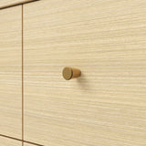 Storage Cabinet with Flip-Down Doors and 4 Drawers