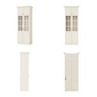 Vestia 4-Door Wardrobe Closet with Pants Rack