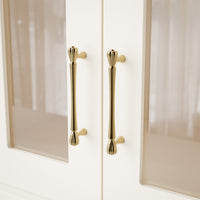 Vestia 4-Door Wardrobe Closet with Pants Rack