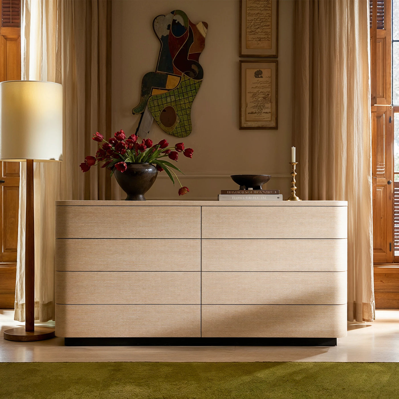 Orbis Soft Curve Drawer Dresser