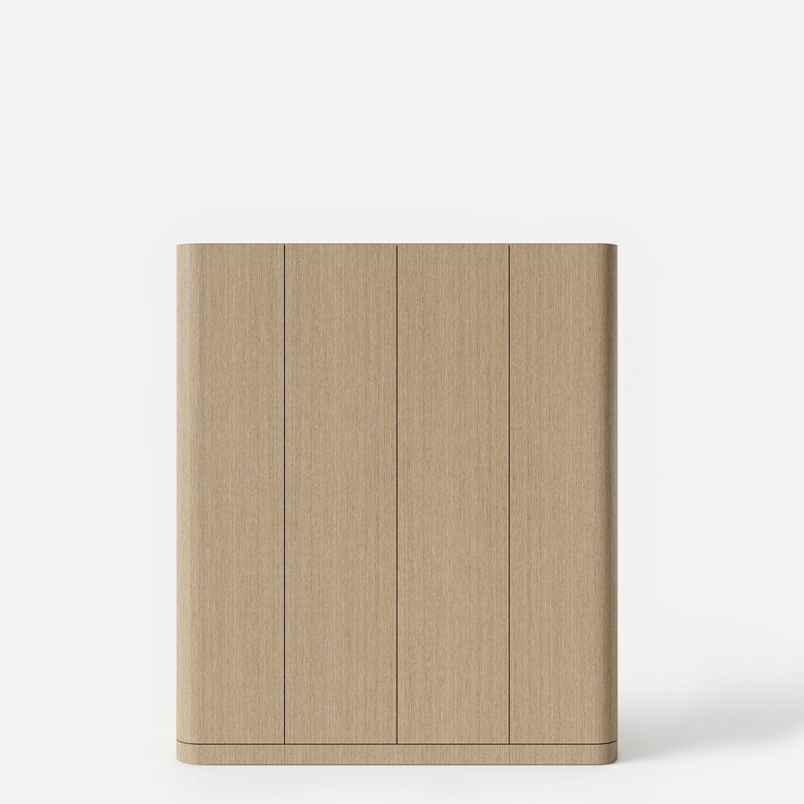 Orbis Curved Edge Wardrobe