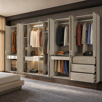 Tela Full Wall Wardrobe System