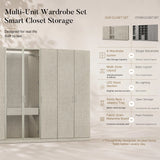 Tela Full Wall Wardrobe System