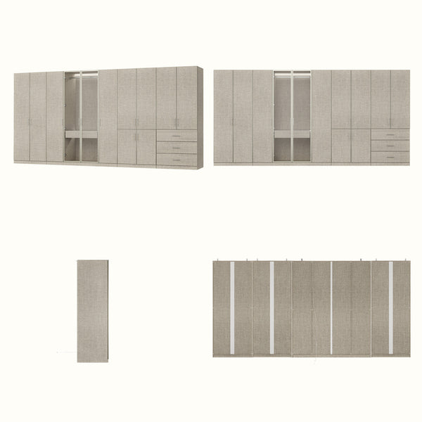 Tela Full Wall Wardrobe System