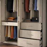 Tela Full Wall Wardrobe System
