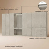 Tela Full Wall Wardrobe System