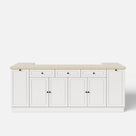 Kitchen Island with Built-in Bench & Storage