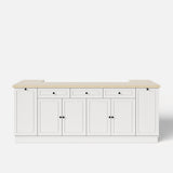 Kitchen Island with Built-in Bench & Storage