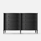 Curva 8-Drawer Double Dresser-Black