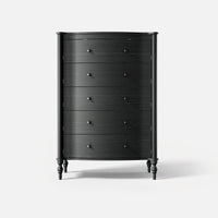 Curva 5-Drawer Chest-Black
