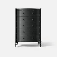 Curva 5-Drawer Chest-Black
