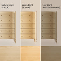 Curva 5-Drawer Chest-Natural