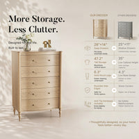 Curva 5-Drawer Chest