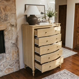 Curva 5-Drawer Chest-Natural
