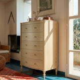 Curva 5-Drawer Chest-Natural