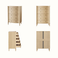Curva 5-Drawer Chest-Natural