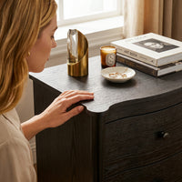 Curva 3-Drawer Nightstand