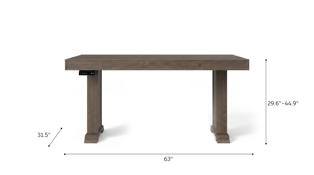 Height Adjustable Standing Desk with Memory Presets and Digital Display