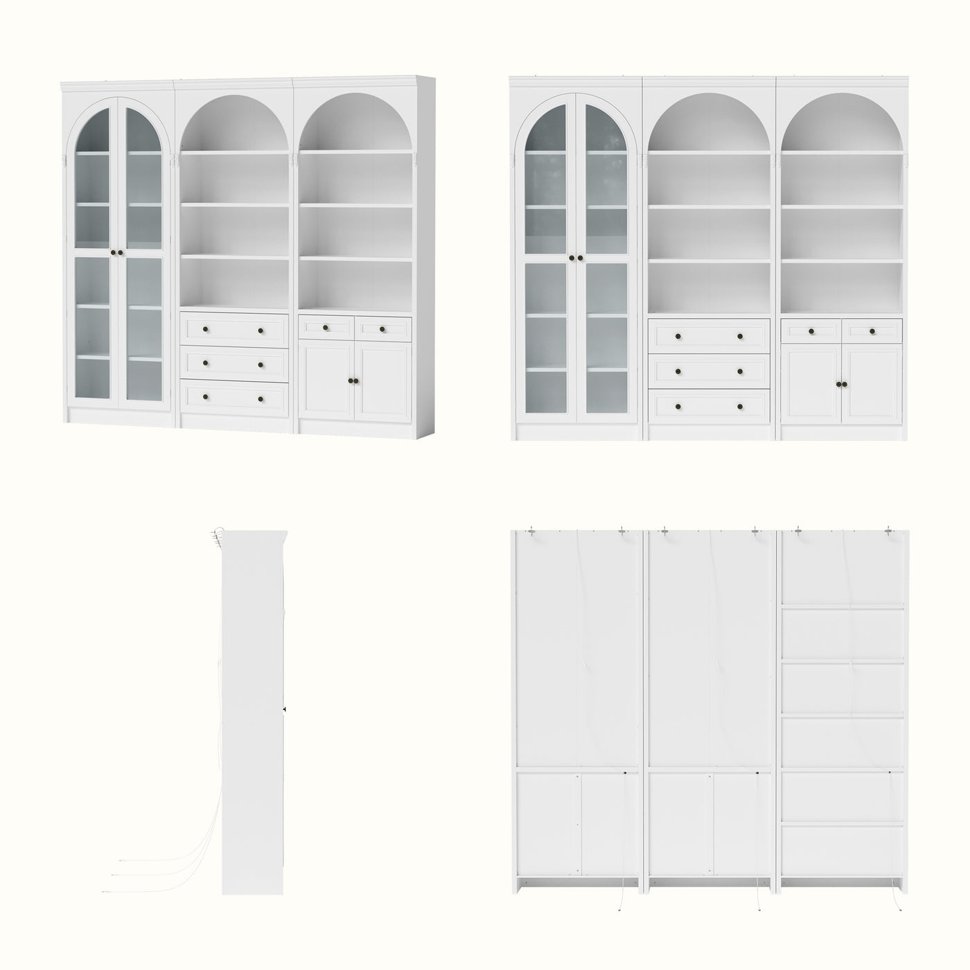 Relievo Grand Arched Storage Display Wall Unit