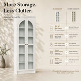 Relievo Arched Glass Cabinet