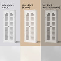 Relievo Arched Glass Cabinet