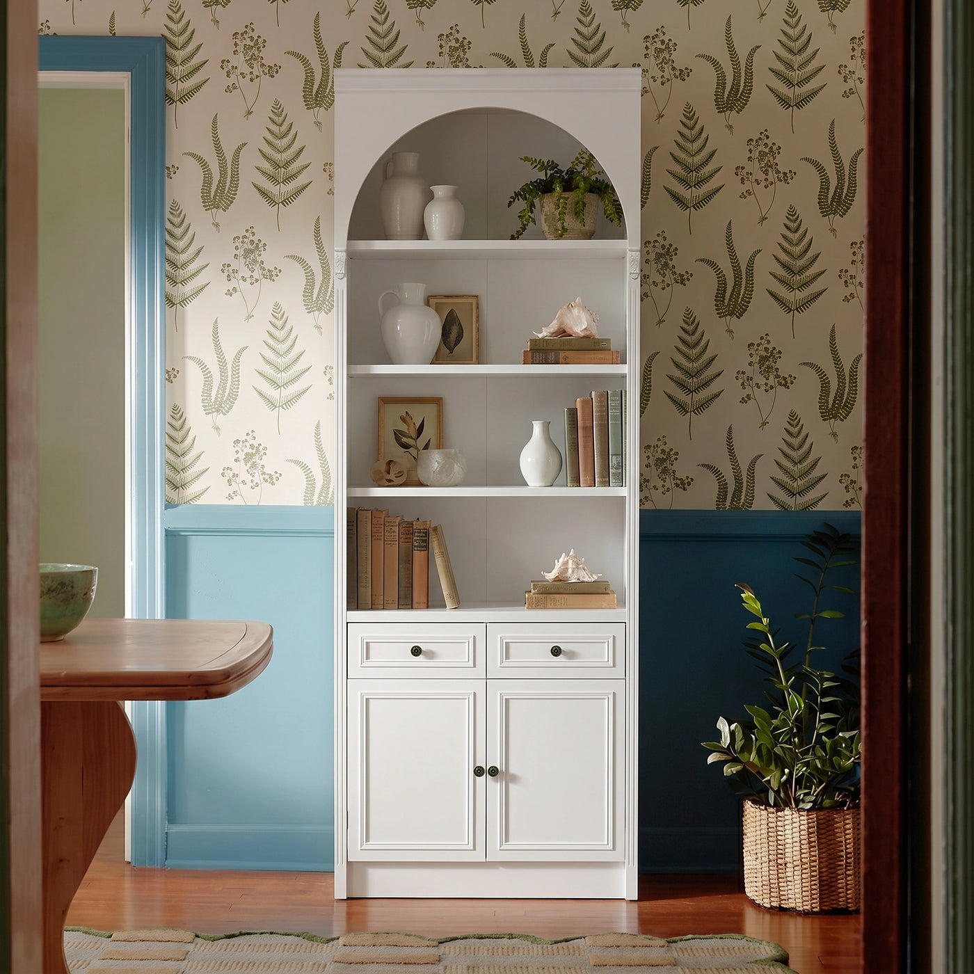 Relievo Arched Hutch Cabinet