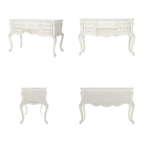 Relievo Rocaille Makeup Vanity with 5 Drawers (47.2")
