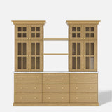 Grand Framed-Glass Storage Hutch