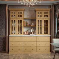 Grand Framed-Glass Storage Hutch