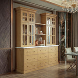 Grand Framed-Glass Storage Hutch