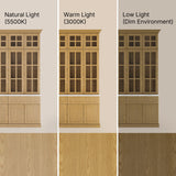 Grand Framed-Glass Library Cabinet