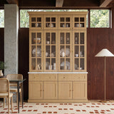Grand Framed-Glass Library Cabinet