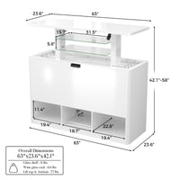 63" Electric Lift Bar Cabinet