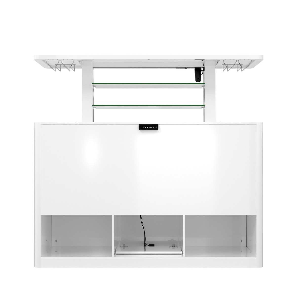 63" Electric Lift Bar Cabinet