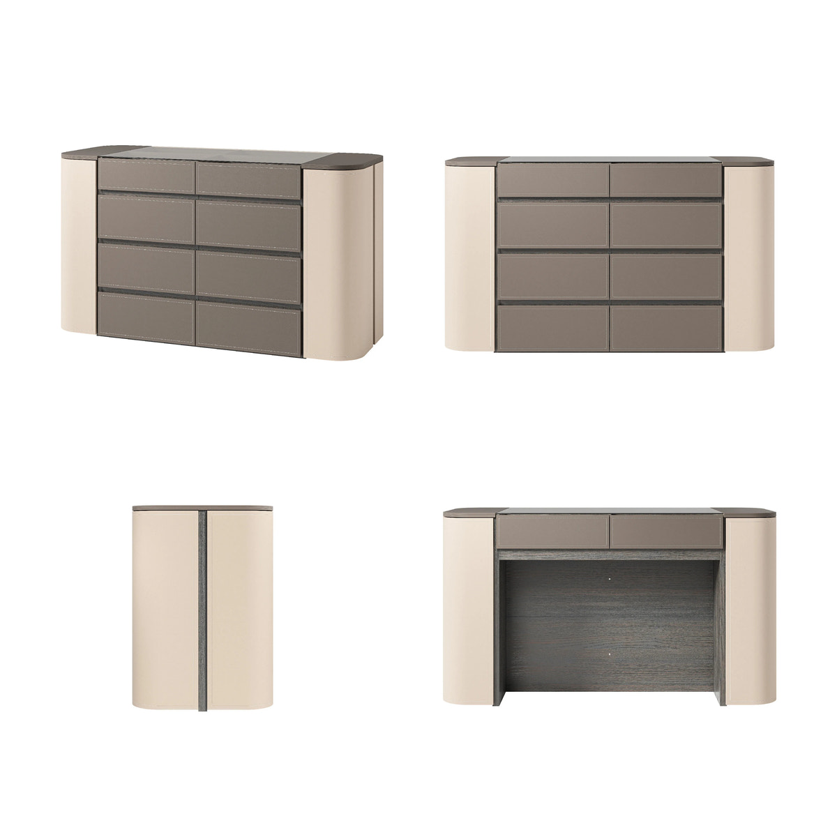 Pelle Jewelry Island with Drawers