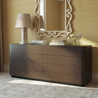 Orbis Soft Curve 8-Drawer Dresser – Black Walnut