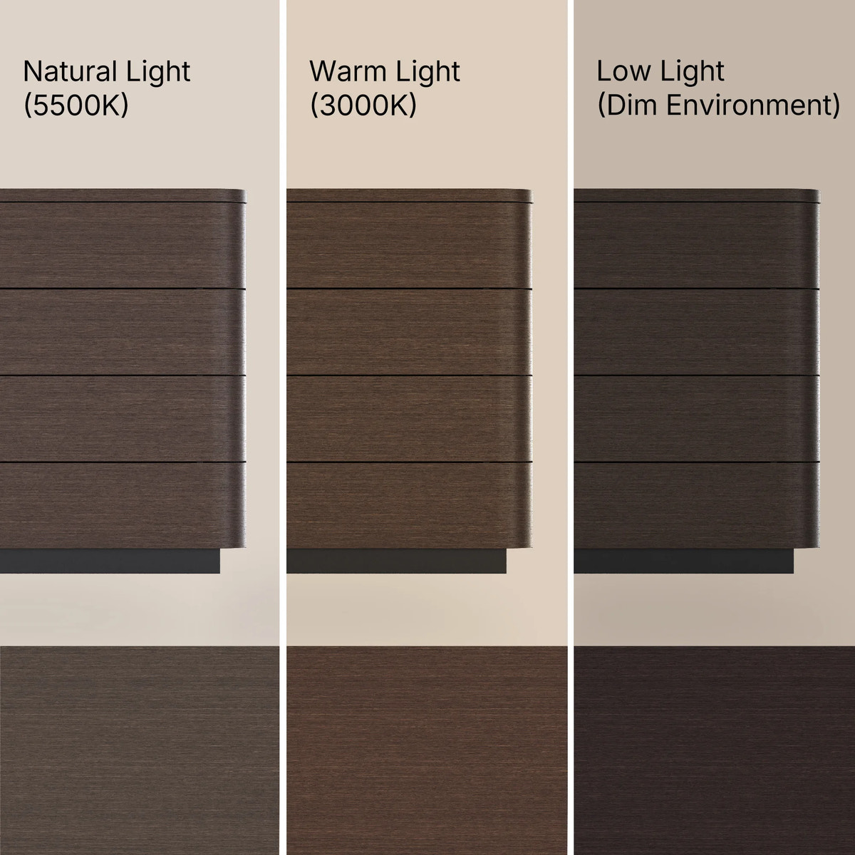 Orbis Soft Curve 8-Drawer Dresser – Black Walnut