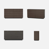 Orbis Soft Curve 8-Drawer Dresser – Black Walnut