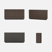 Orbis Soft Curve 8-Drawer Dresser – Black Walnut