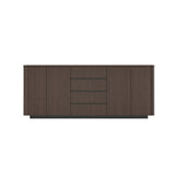 Orbis Rounded Edge Sideboard – Dark Walnut